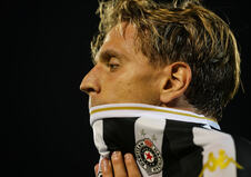 Nikola Čumić na meču Partizan - Hetafe