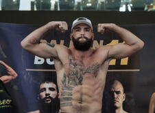 Veljko Ražnatović na merenju pred Balkan Boxing 11