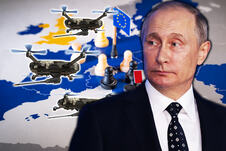 Predsednik Rusije Vladimir Putin i dronovi nad Evropom.
