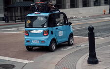 Mali električni automobil Chang Li tokom testiranja nakon isporuke iz Kine (4).PNG