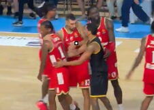 Tuča na utakmici Crvena zvezda Aris