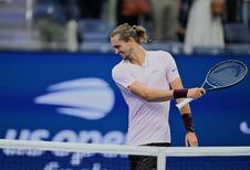 Aleksander Zverev na finalu US Opena