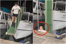 Mladi turista pada sa jahte na obalu na Ibici