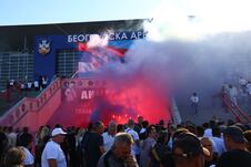 Ujedinjena Srbija Beogradska arena počelo okupljanje građana