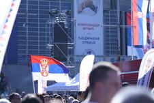 Ujedinjena Srbija Beogradska arena počelo okupljanje građana