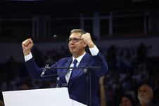 Aleksandar Vučić  Ujedinjena Srbija Beogradska arena SNS skup