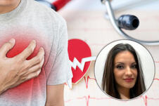 dr Tamara Urošević/čovek sedrži za srce, u pozadini EKG nalaz
