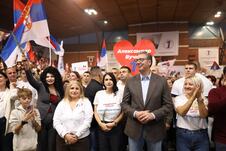 Ujedinjena Srbija Zaječar SNS skup Aleksandar Vučić
