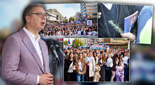 Aleksandar Vučić 

Ujedinjena Srbija Kruševac SNS skup