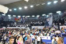 Hala sportova Novi Beograd Ujedinjena Srbija SNS skup