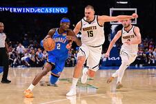 Nikola Jokić na utakmici protiv Oklahome