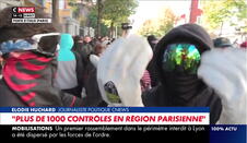 Protesti u Tirani, Albanija, čije su snimke francuske televizije greškom prikazale kao demonstracije u Francuskoj.
