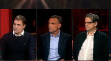 Marko Anđelković Slijepčević Miodrag Kapor Aleksandar Lukić u studiju Kurir televizije