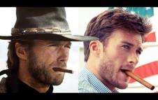 Sin Klinta Istvuda, Skot, pozira isto kao i njegov otac iz mlađih dana