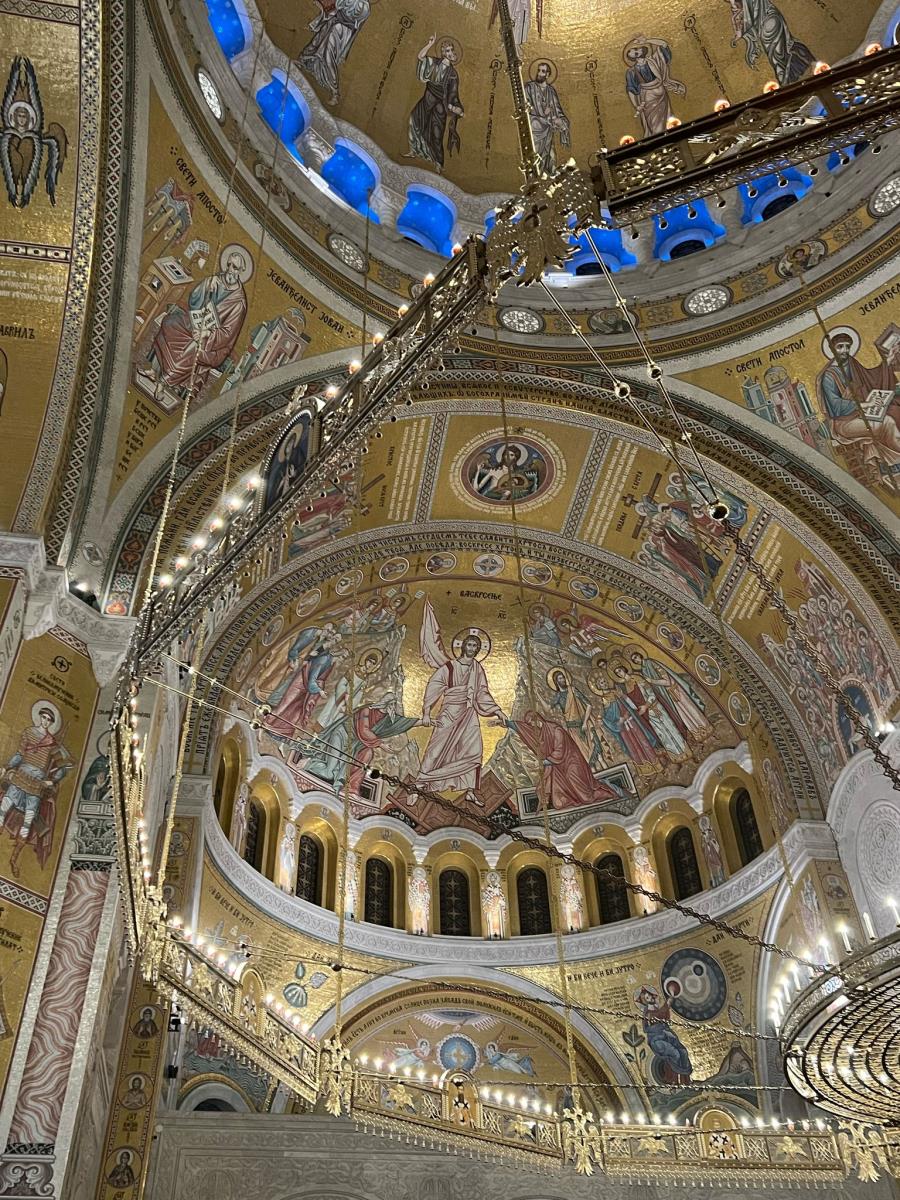 Uskršnja liturgija u Hramu Svetog Save