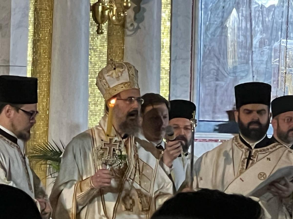 Uskršnja liturgija u Hramu Svetog Save