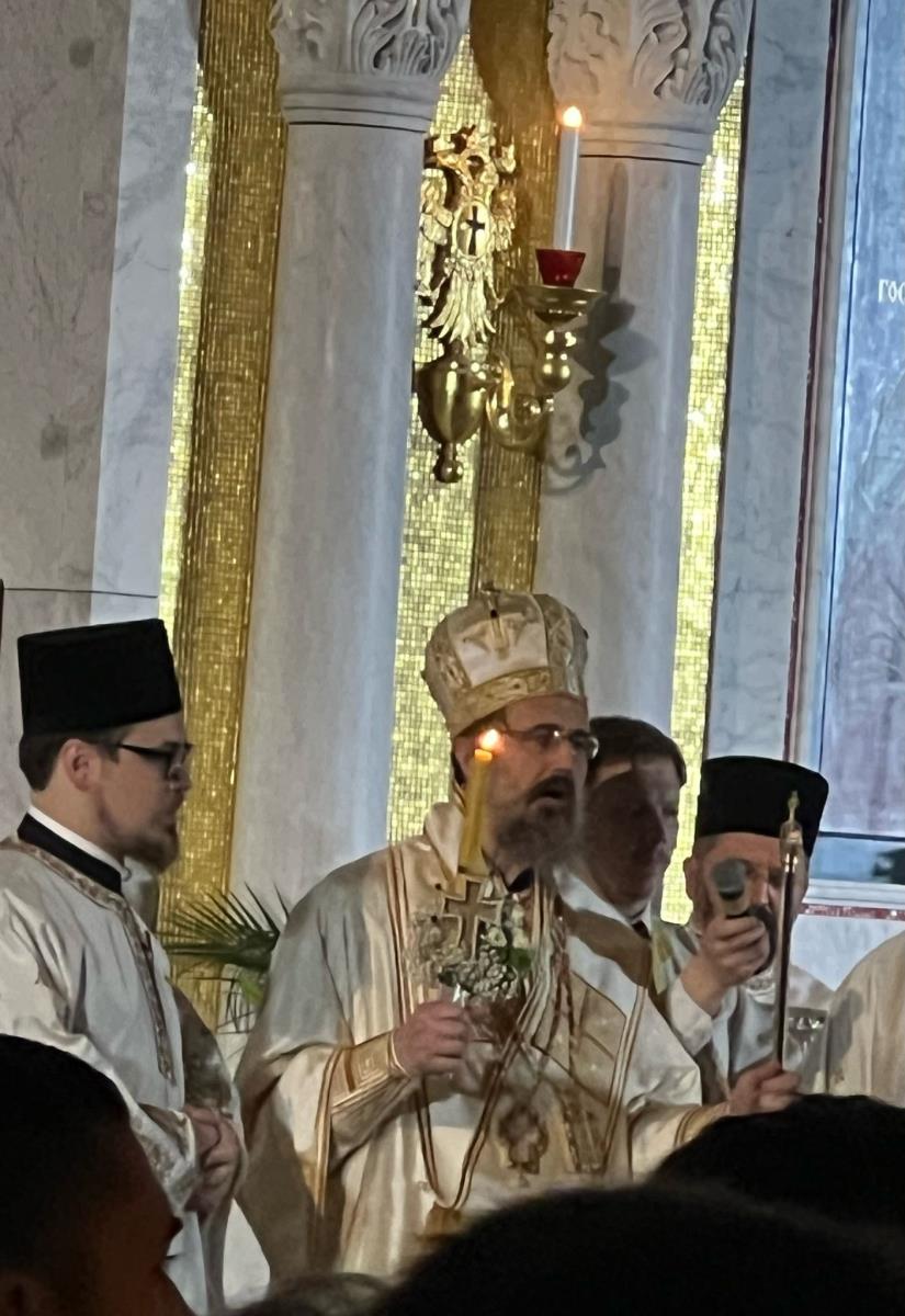 Uskršnja liturgija u Hramu Svetog Save