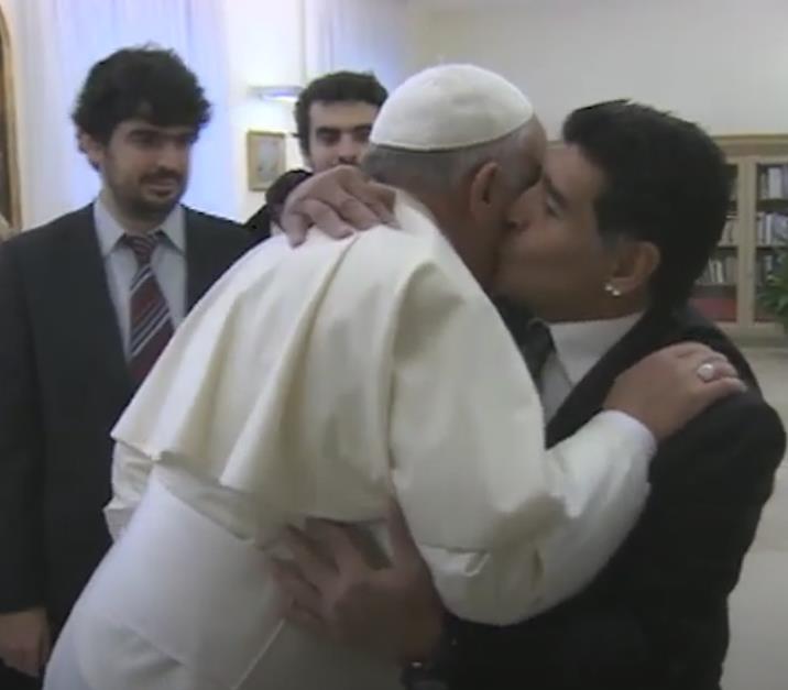 Papa Franja Dijego Maradona