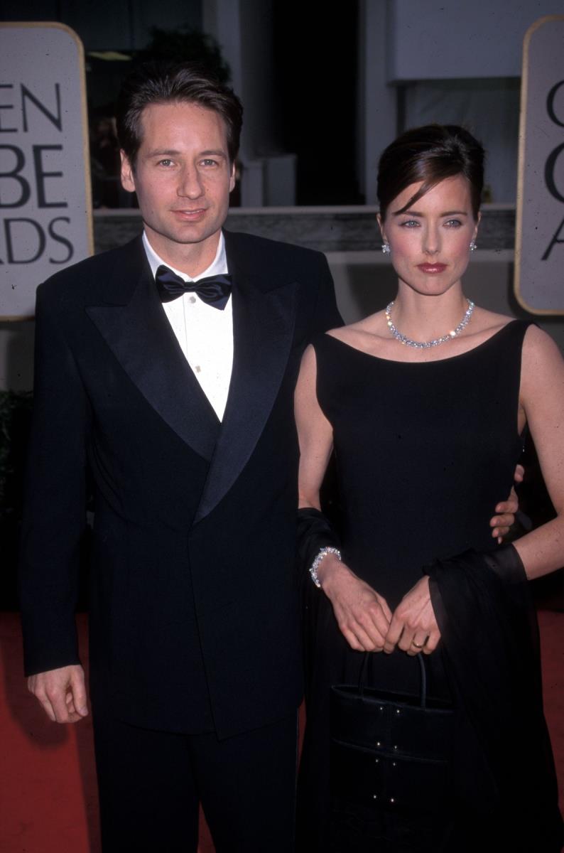 Dejvid Duhovni i Tea Leoni na crvenom tepihu