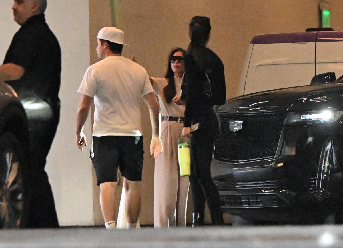 Nikola Pelc, Bruklin Bekam, Viktorija Bekam profimedia-0816587583.jpg