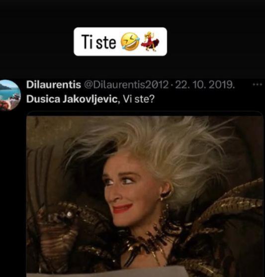 Dušica Jakovljević postala hit na Tviteru