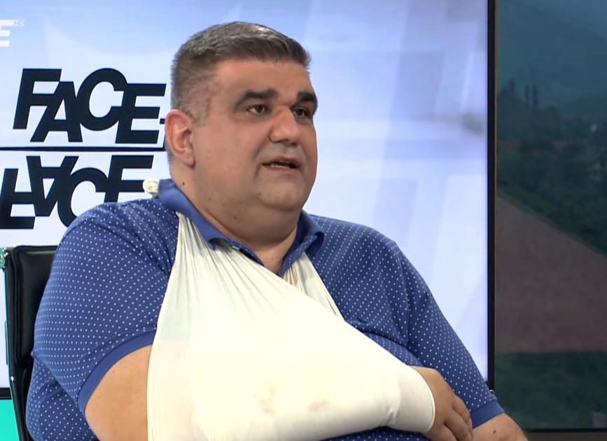 Saša Mirković posle izlaska iz bolnice