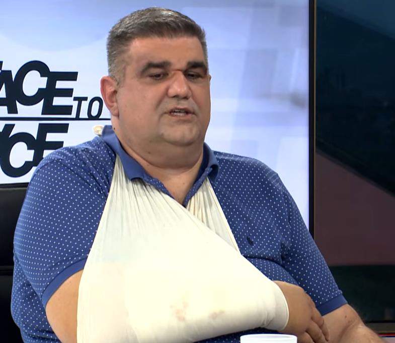 Saša Mirković posle izlaska iz bolnice