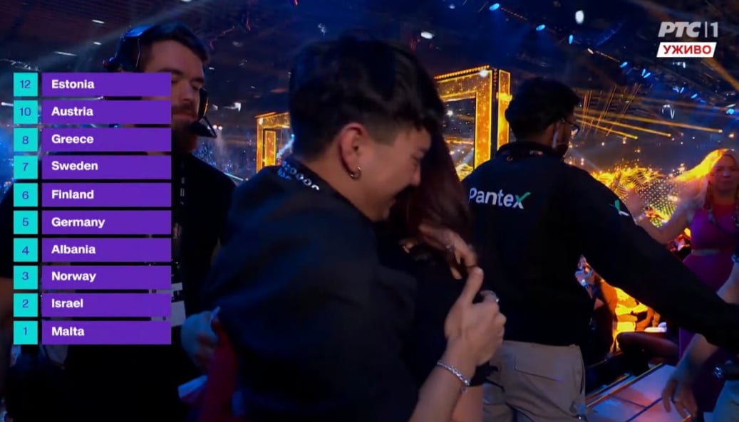 Marija Šerifović od Srbije dobila bombonjeru