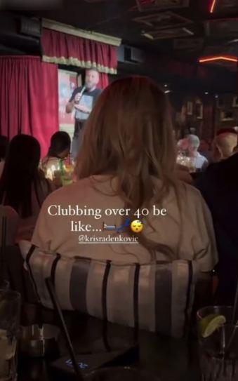 Kristina Radenković u noćnom provodu