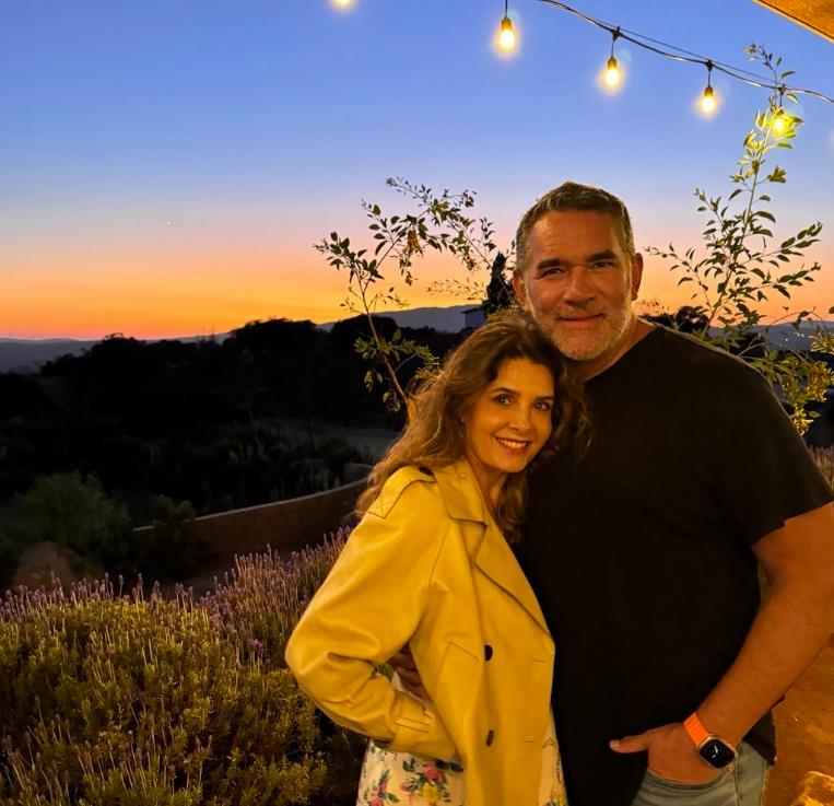 Eduardo Santamarina sa suprugom