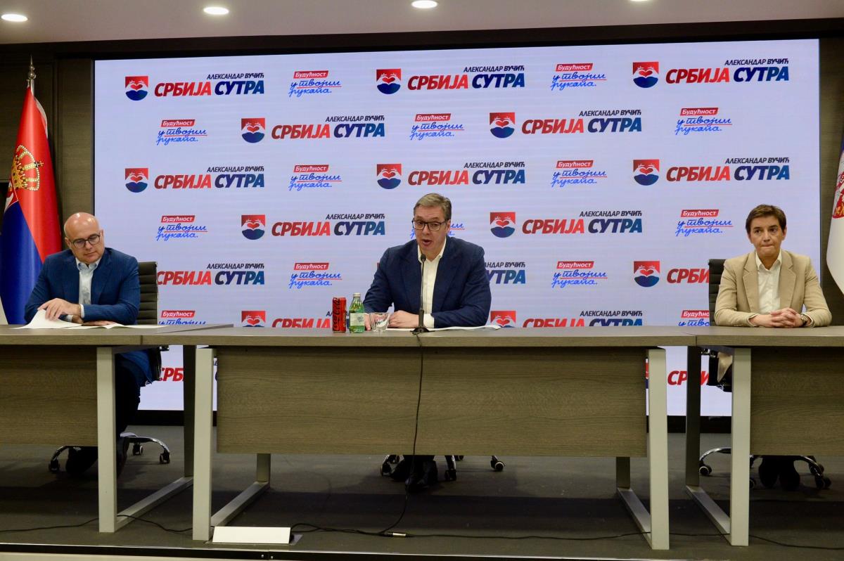 Obraćanje Vučića povodom izbora u Kosjeriću i Zaječaru