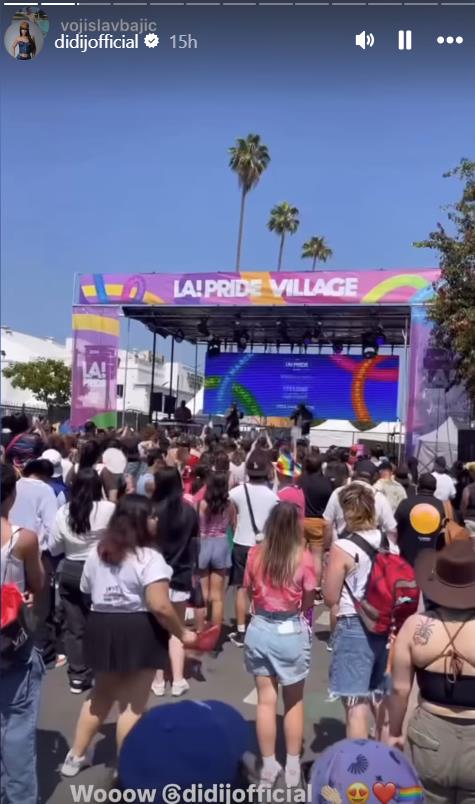 Didi Džej nastupa u Holivudu