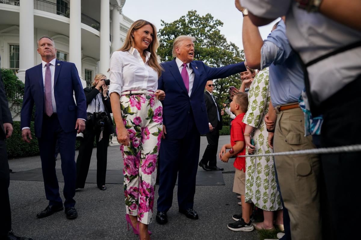 Melanija i Donald Tramp