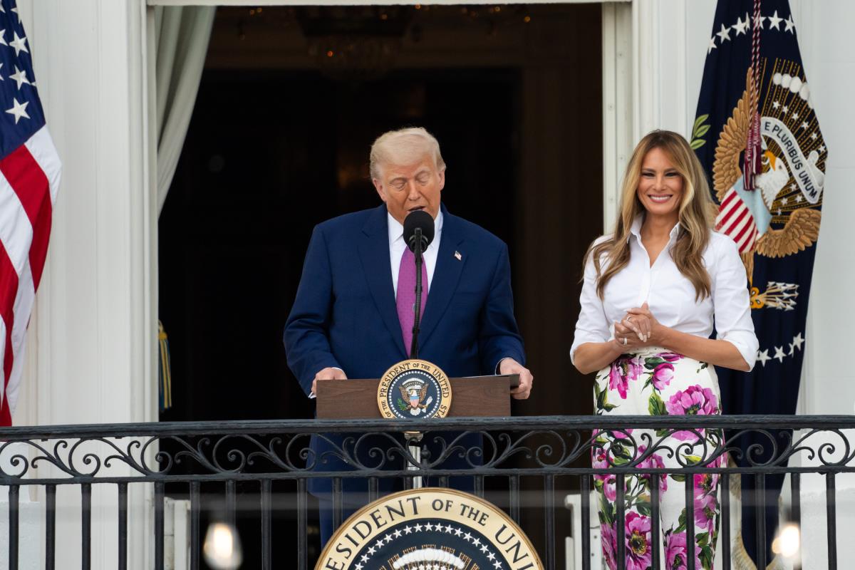 Melanija i Donald Tramp