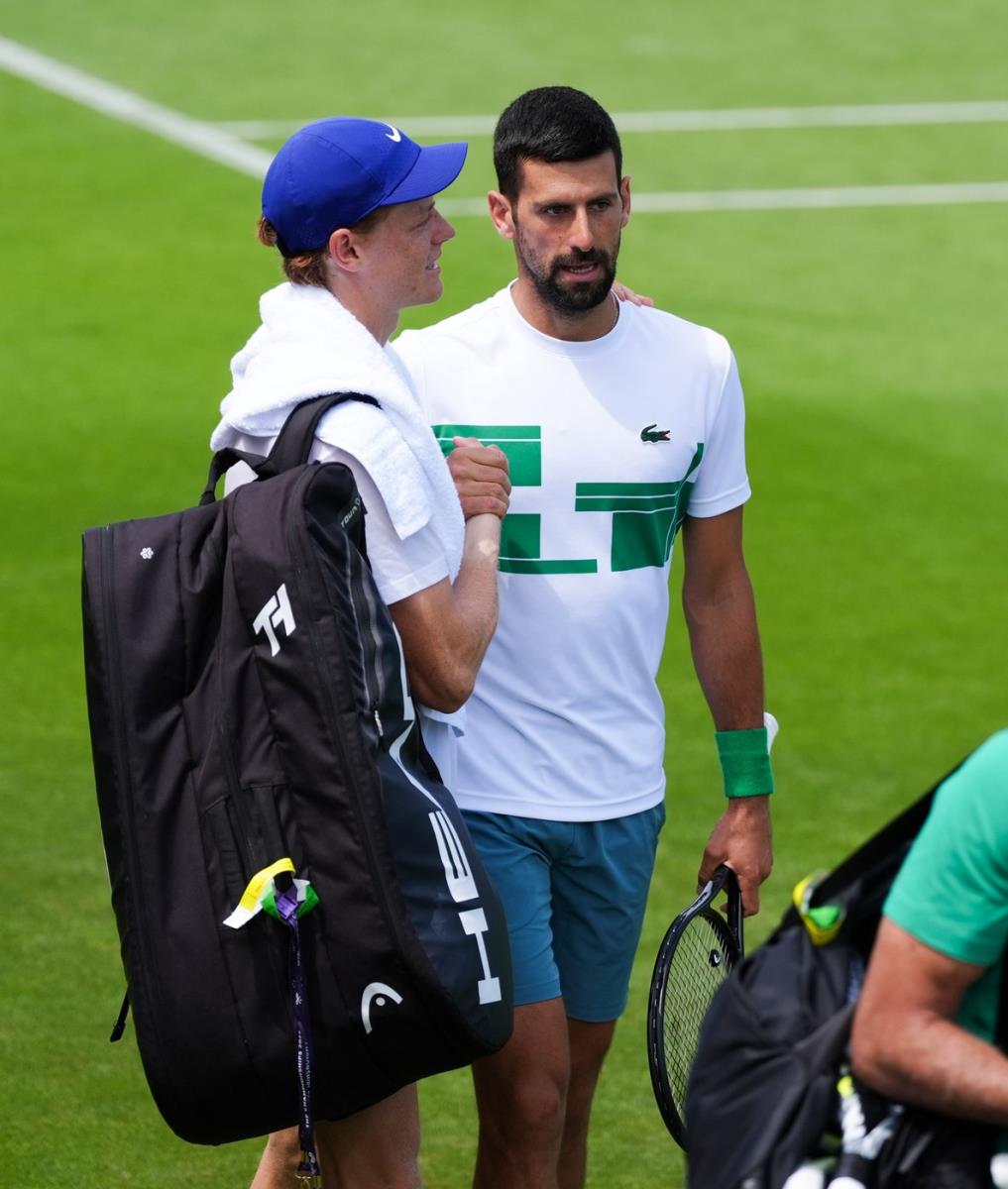 Novak Đoković i Janik Siner