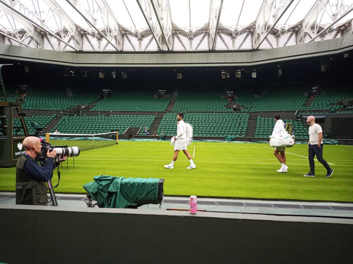 Trening Novak Đoković i Karlos Alkaraz