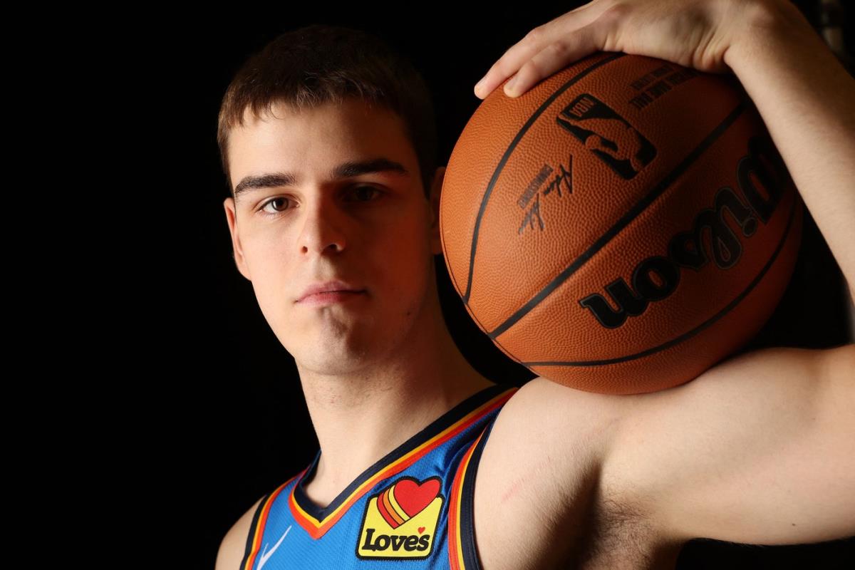 Nikola Topić na predstavljanju u Oklahoma Siti Tanderima