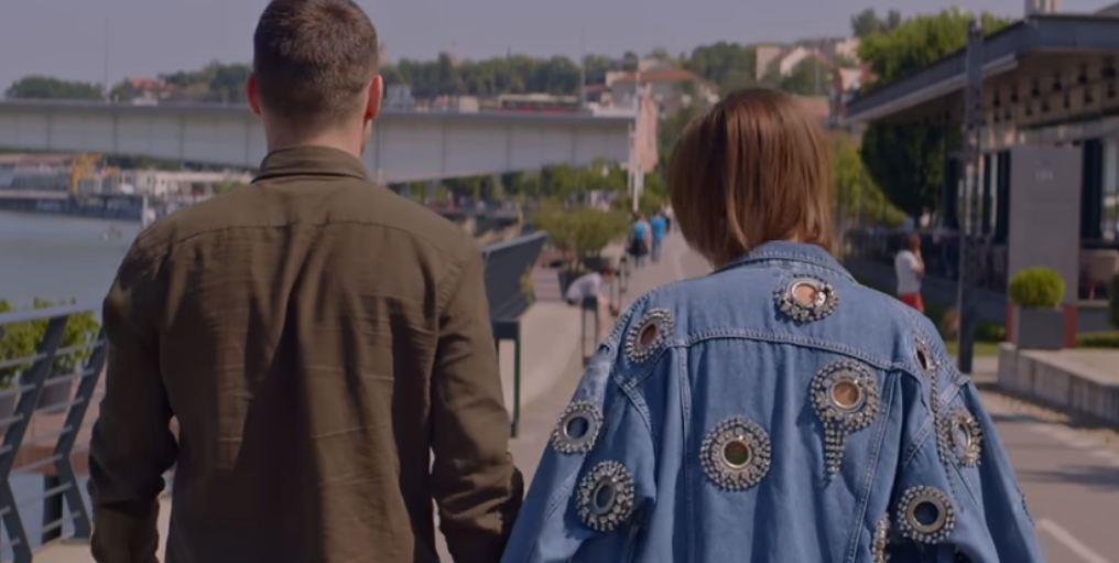 Marija Mikić dok je snimala spot za pesmu Jul