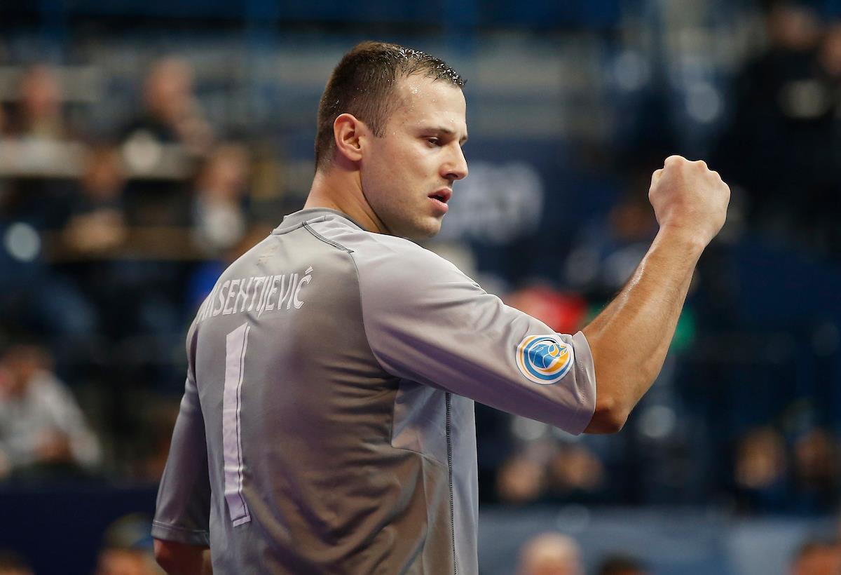 Miodrag Aksentijević u dresu futsal reprezentacije Srbije