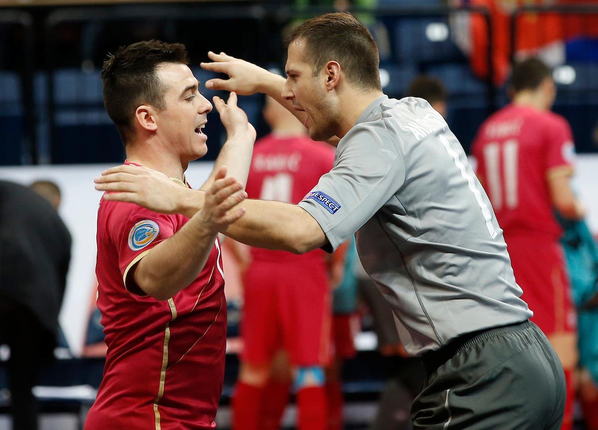 Miodrag Aksentijević u dresu futsal reprezentacije Srbije