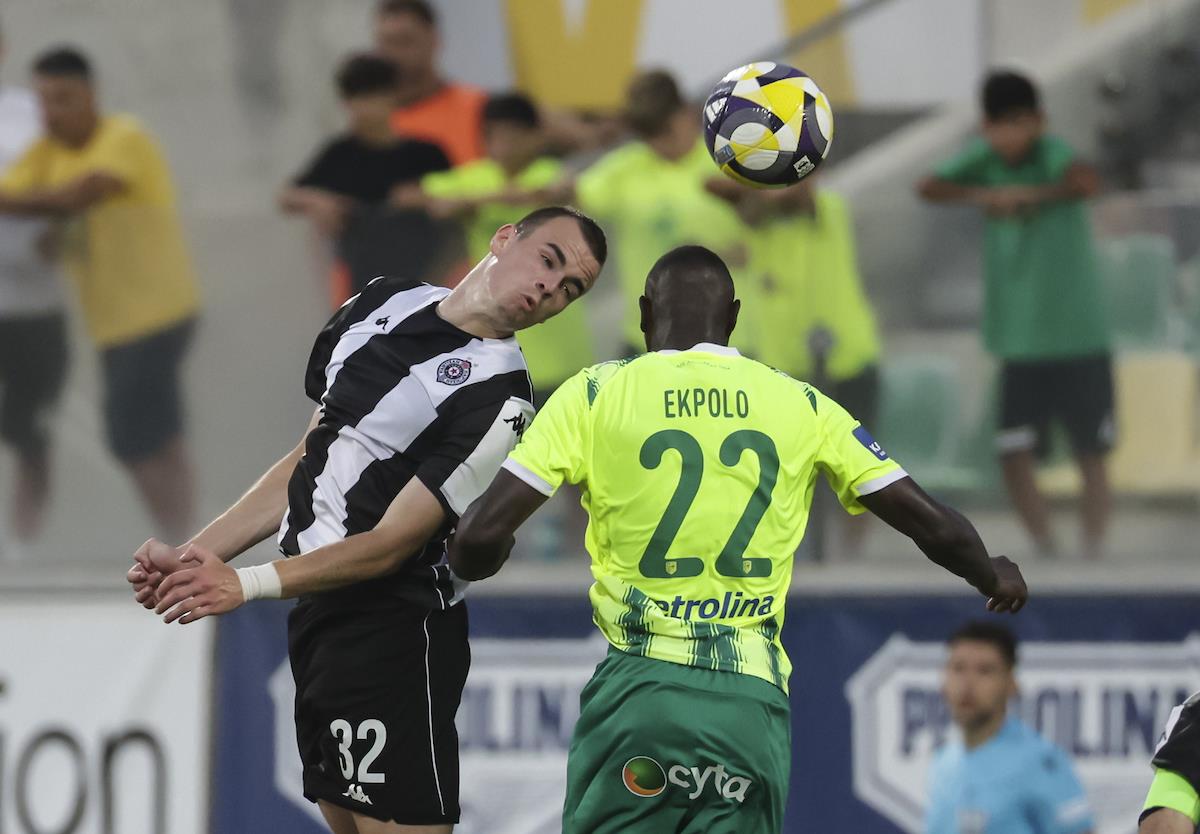 Detalj sa meča AEK Larnaka - Partizan u kvalifikacijama za Ligu Evrope