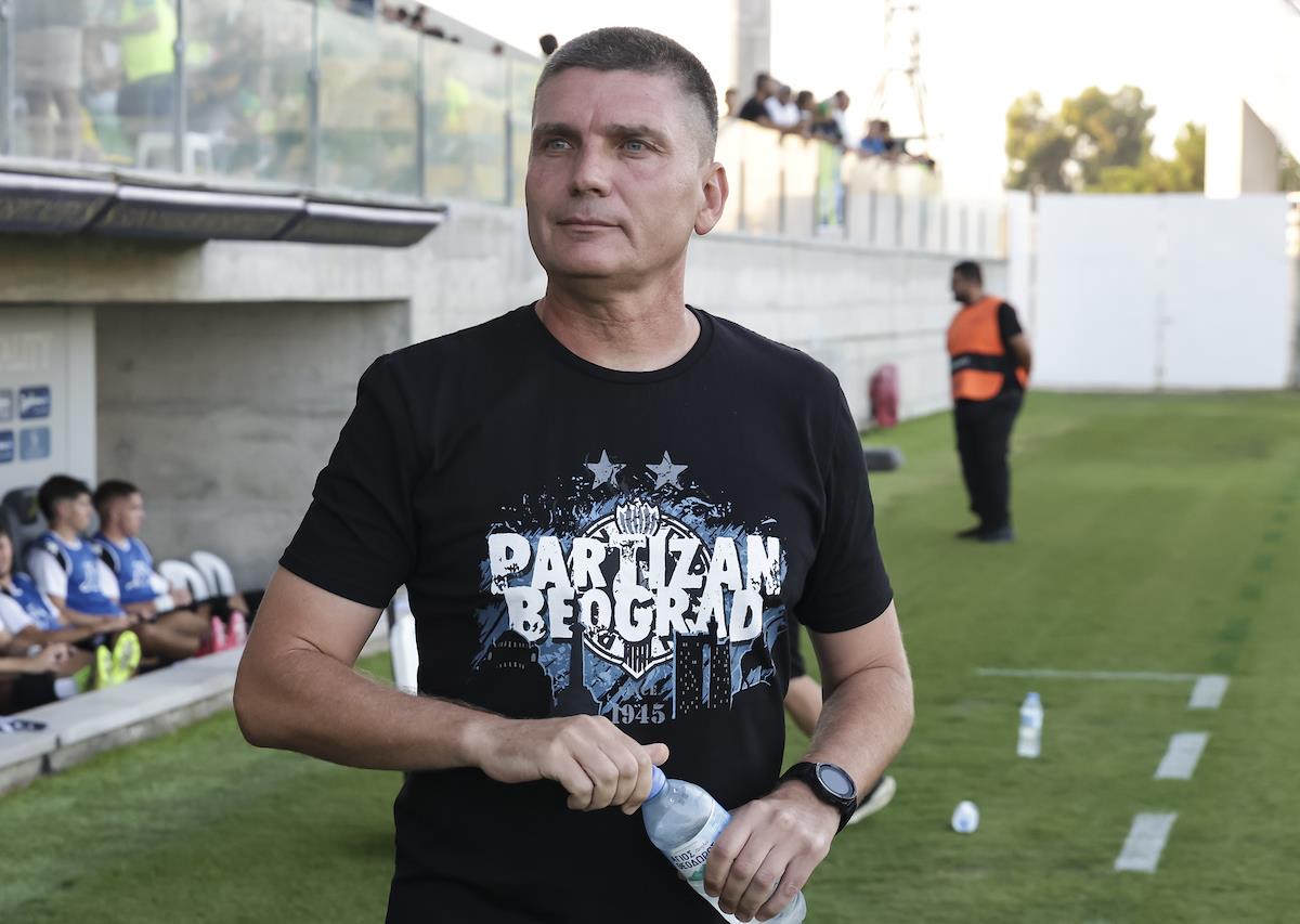 Srđan Blagojević na meču AEK Larnaka - Partizan
