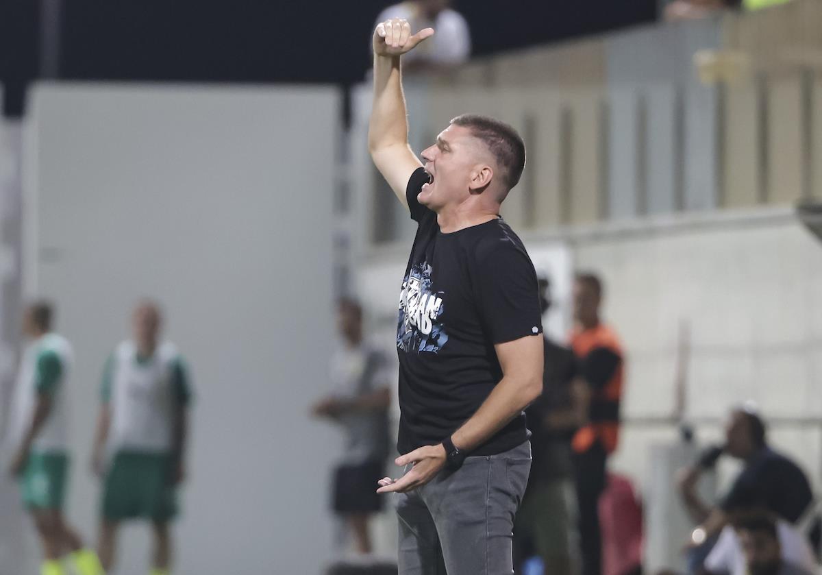 Srđan Blagojević na meču AEK Larnaka - Partizan