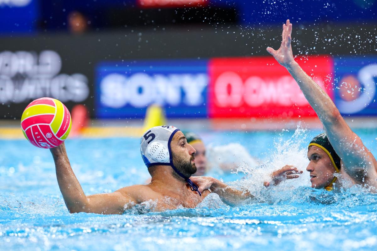 Vaterpolo reprezentacija Srbije detalj sa meča protiv Južne Afrike