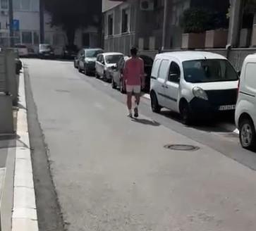 Brat Novaka Đokovića Marko Đoković vežba