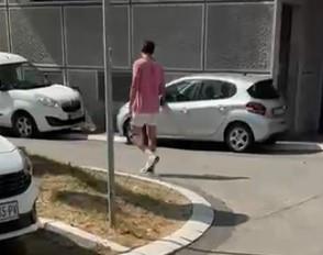 Brat Novaka Đokovića Marko Đoković vežba