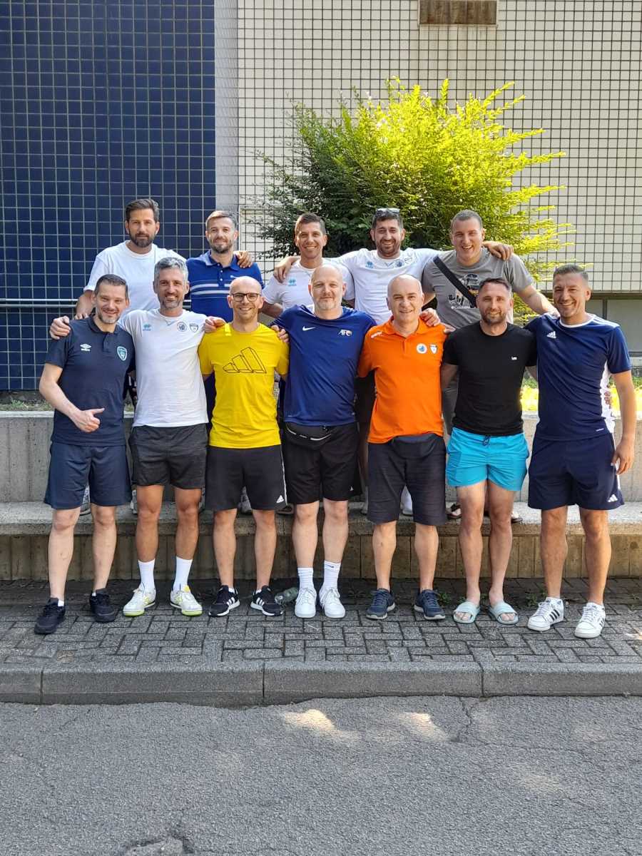 Marko Gavrilović sa kolegama trenerima