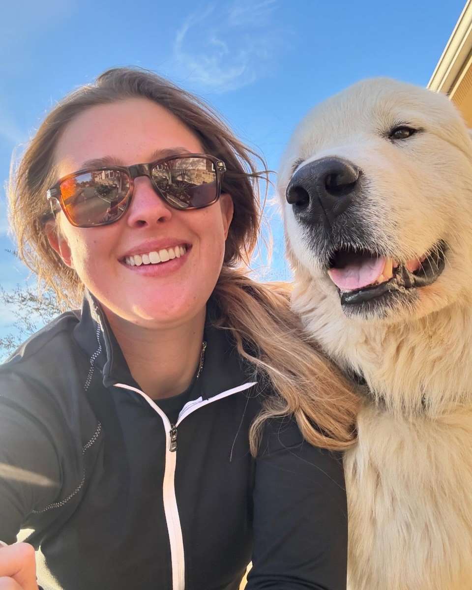 Đina Šumaher sa psom