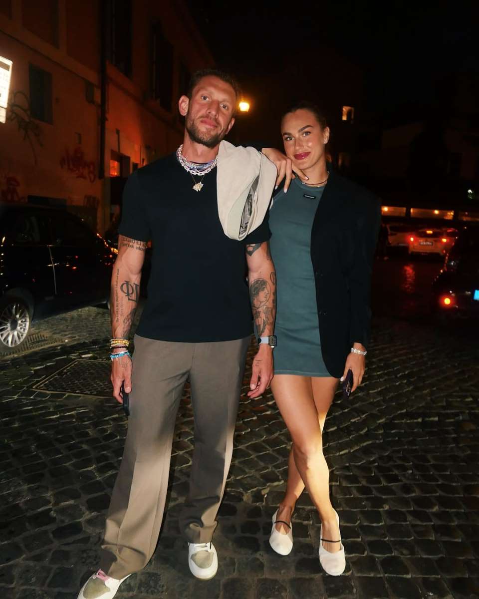 Jorgos Frangulis i Arina Sabalenka