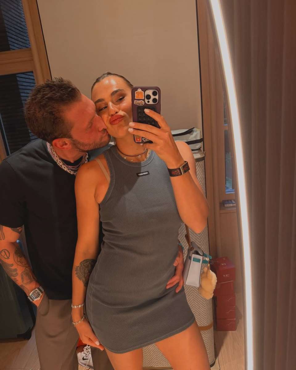 Jorgos Frangulis i Arina Sabalenka